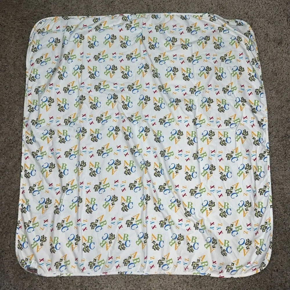 Dr. Suess 48x42 Crib Blanket‎ 100% Cotton ABC Baby Blanket Soft